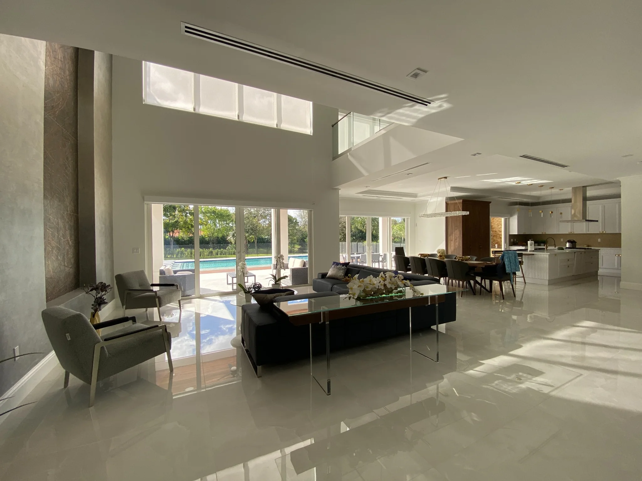 Completed luxury estate front elevation
