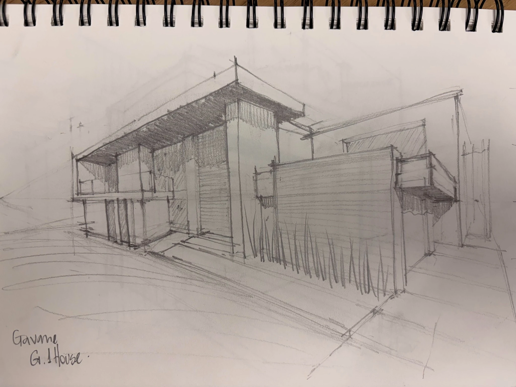 G1 House horizontal concept sketch