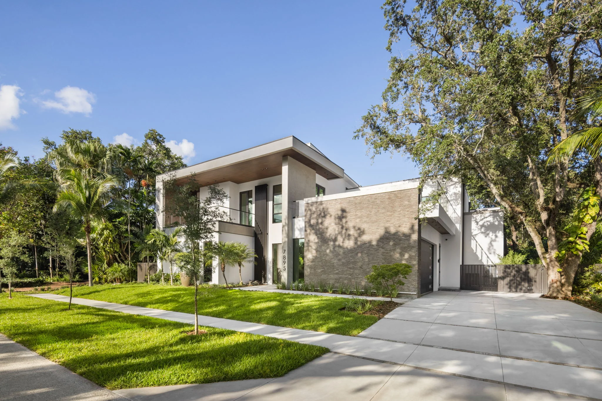 Completed G1 House front elevation